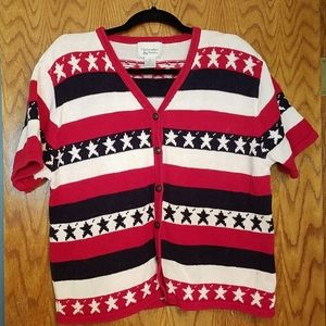 Christopher and Banks patriotic sweater